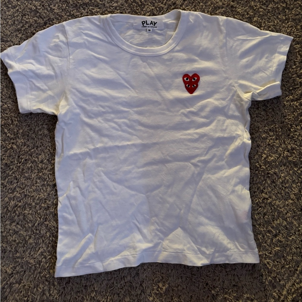 CDG ‘double heart’ tee